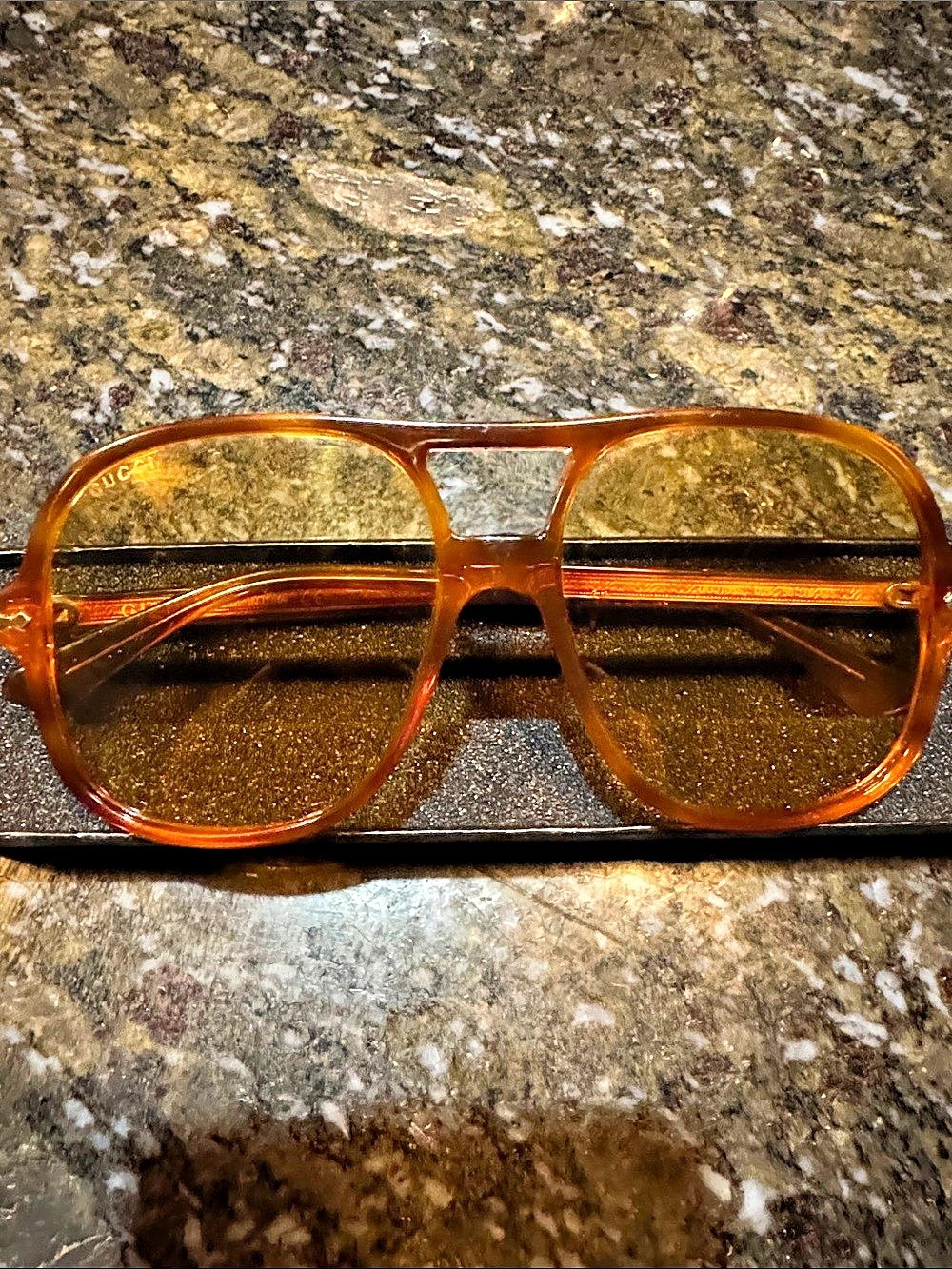 Gucci GG0514S Aviator Sunglasses Brown